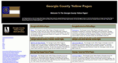 Desktop Screenshot of georgiacountyyellowpages.com